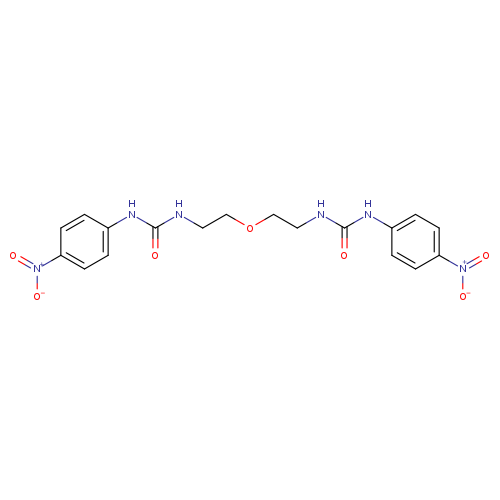 3-(4-nitrophenyl)-1-[2-(2-{[(4-nitrophenyl)carbamoyl]amino}ethoxy)ethyl]urea