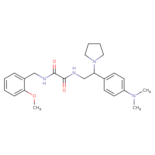 N'-{2-[4-(dimethylamino)phenyl]-2-(pyrrolidin-1-yl)ethyl}-N-[(2-methoxyphenyl)methyl]ethanediamide