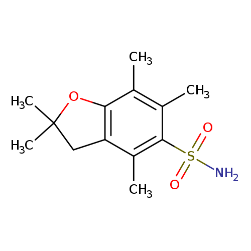 2,2,4,6,7-PENTAMETHYLDIHYDROBENZOFURAN-5-SULFONAMIDE