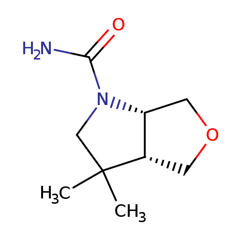 rac-(3aR,6aS)-3,3-dimethyl-hexahydro-1H-furo[3,4-b]pyrrole-1-carboxamide,cis