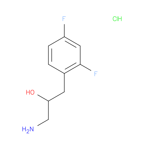 1-amino-3-(2,4-difluorophenyl)propan-2-ol hydrochloride