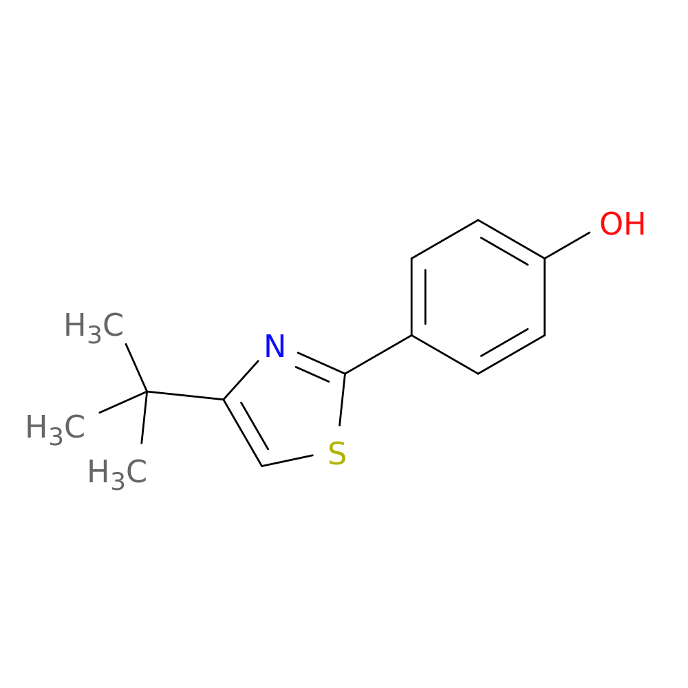 4-(4-tert-butyl-1,3-thiazol-2-yl)phenol