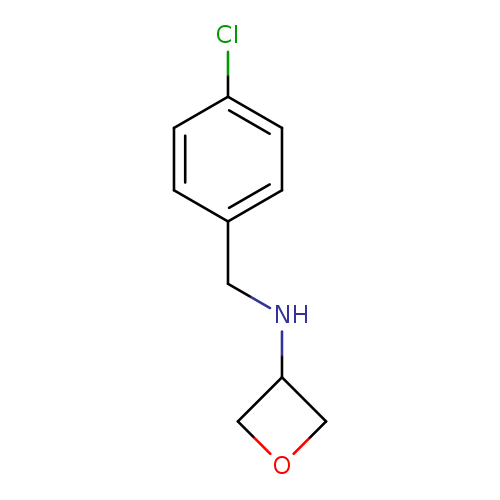 N-[(4-chlorophenyl)methyl]oxetan-3-amine