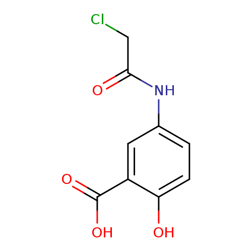 5-[(Chloroacetyl)amino]-2-hydroxybenzoic acid