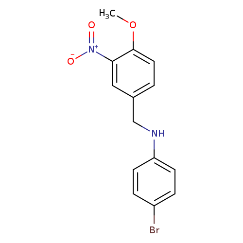 4-bromo-N-[(4-methoxy-3-nitrophenyl)methyl]aniline