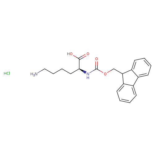 L-Lysine, N2-[(9H-fluoren-9-ylmethoxy)carbonyl]-, hydrochloride (1:1)