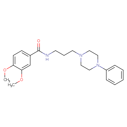 3,4-dimethoxy-N-[3-(4-phenylpiperazin-1-yl)propyl]benzamide