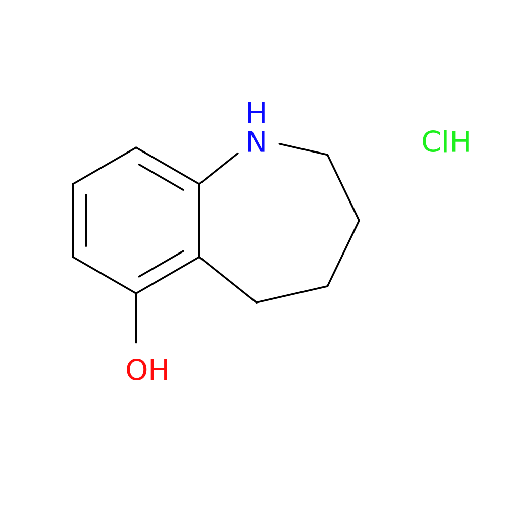 2,3,4,5-tetrahydro-1H-1-benzazepin-6-ol hydrochloride