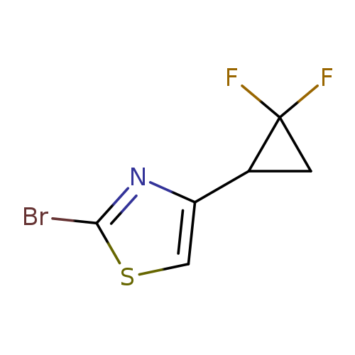 2-bromo-4-(2,2-difluorocyclopropyl)-1,3-thiazole