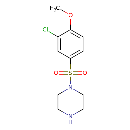 1-[(3-Chloro-4-methoxyphenyl)sulfonyl]piperazine
