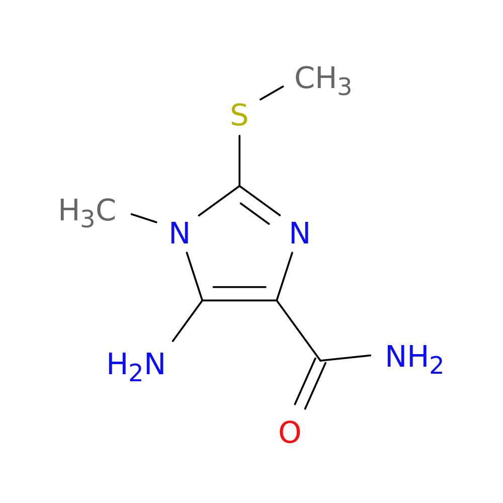 5-amino-1-methyl-2-(methylthio)-1H-imidazole-4-carboxamide