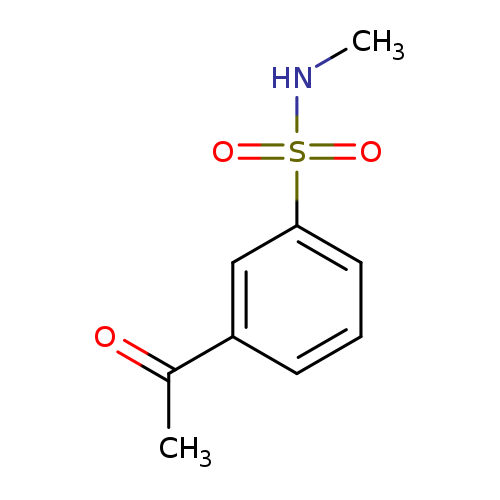 3-acetyl-N-methylbenzene-1-sulfonamide