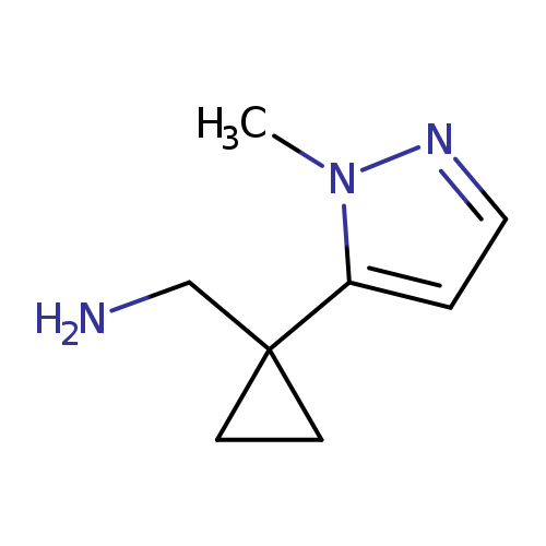 [1-(1-methyl-1H-pyrazol-5-yl)cyclopropyl]methanamine