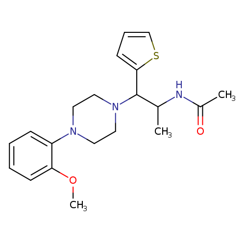 N-{1-[4-(2-methoxyphenyl)piperazin-1-yl]-1-(thiophen-2-yl)propan-2-yl}acetamide
