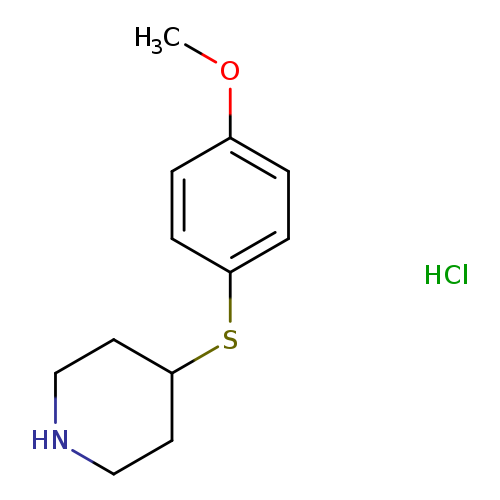 4-(4-Methoxyphenylsulfanyl)piperidine, HCl