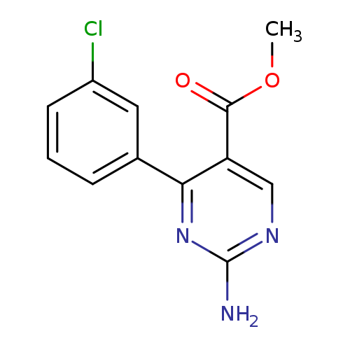 Methyl 2-amino-4-(3-chlorophenyl)pyrimidine-5-carboxylate