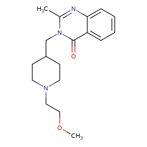 3-{[1-(2-methoxyethyl)piperidin-4-yl]methyl}-2-methyl-3,4-dihydroquinazolin-4-one