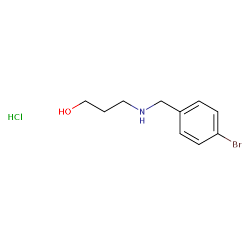 3-[(4-bromobenzyl)amino]-1-propanol hydrochloride