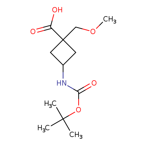 3-{[(tert-butoxy)carbonyl]amino}-1-(methoxymethyl)cyclobutane-1-carboxylicacid,Mixtureofdiastereomers
