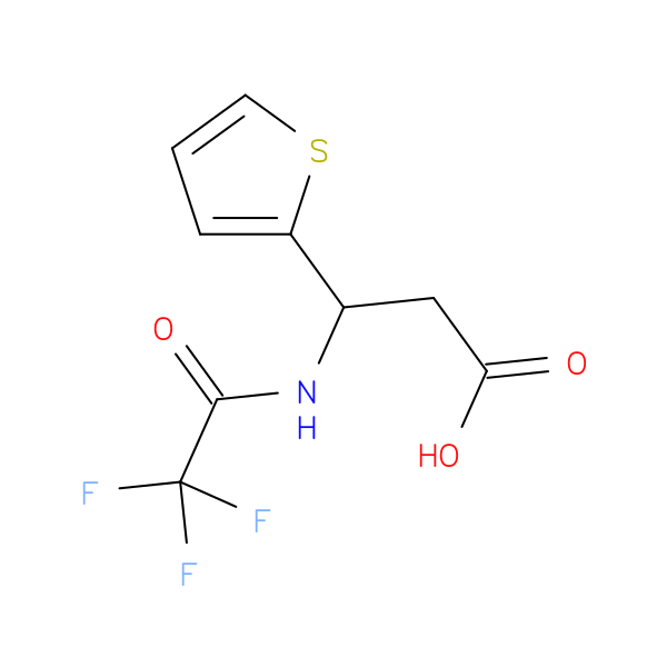 3-(Thiophen-2-yl)-3-(2,2,2-trifluoroacetamido)propanoic acid