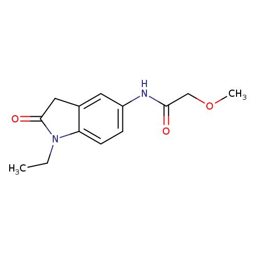 N-(1-ethyl-2-oxo-2,3-dihydro-1H-indol-5-yl)-2-methoxyacetamide