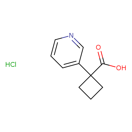 1-(pyridin-3-yl)cyclobutane-1-carboxylic acid hydrochloride