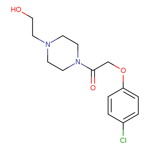2-{4-[(4-chlorophenoxy)acetyl]-1-piperazinyl}ethanol