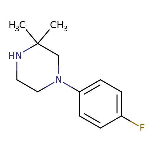1-(4-FLUOROPHENYL)-3,3-DIMETHYLPIPERAZINE