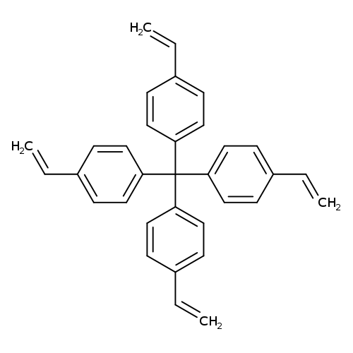 Benzene, 1,1',1'',1'''-methanetetrayltetrakis[4-ethenyl- (9CI)