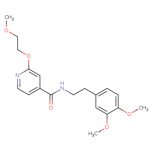 N-[2-(3,4-dimethoxyphenyl)ethyl]-2-(2-methoxyethoxy)pyridine-4-carboxamide