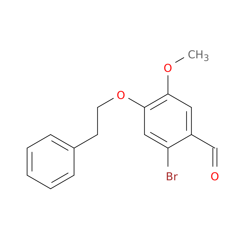 2-bromo-5-methoxy-4-(2-phenylethoxy)benzaldehyde