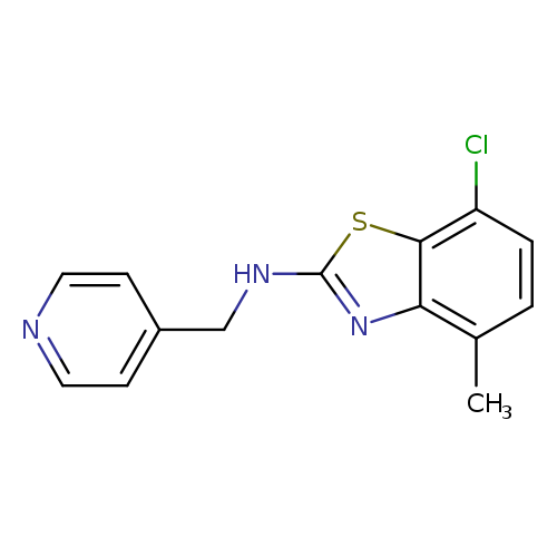7-chloro-4-methyl-N-[(pyridin-4-yl)methyl]-1,3-benzothiazol-2-amine
