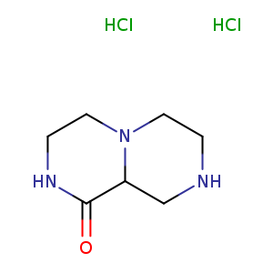 2,3,4,6,7,8,9,9a-octahydropyrazino[1,2-a]pyrazin-1-one dihydrochloride
