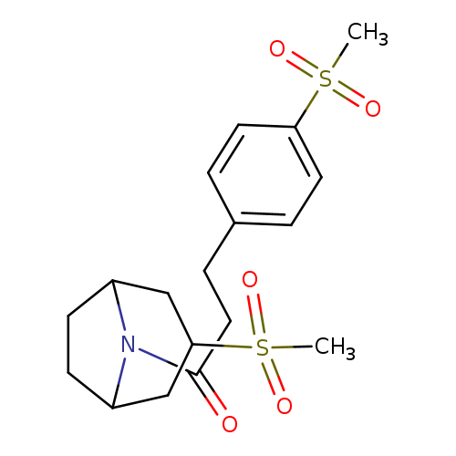 1-{3-methanesulfonyl-8-azabicyclo[3.2.1]octan-8-yl}-3-(4-methanesulfonylphenyl)propan-1-one