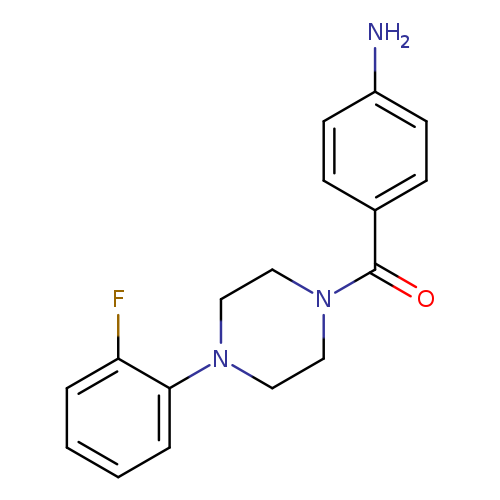 (4-Aminophenyl)[4-(2-fluorophenyl)piperazino]methanone