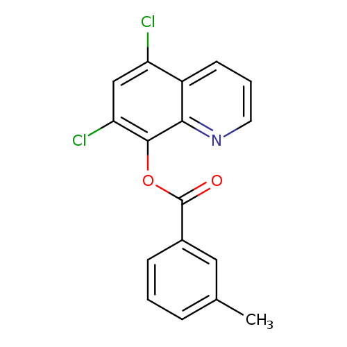 5,7-dichloroquinolin-8-yl 3-methylbenzoate