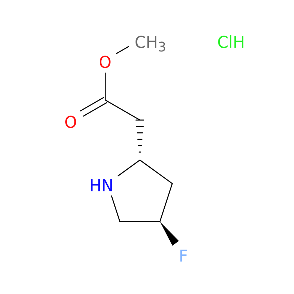 methyl 2-[(2R,4R)-4-fluoropyrrolidin-2-yl]acetate hydrochloride