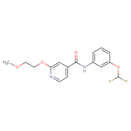 N-[3-(difluoromethoxy)phenyl]-2-(2-methoxyethoxy)pyridine-4-carboxamide
