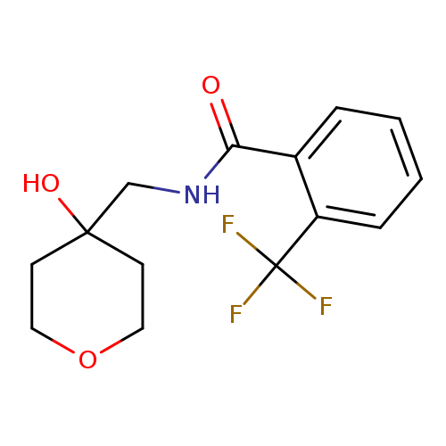 N-[(4-hydroxyoxan-4-yl)methyl]-2-(trifluoromethyl)benzamide
