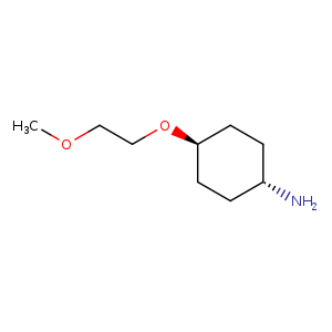 Cyclohexanamine, 4-(2-methoxyethoxy)-, trans- (9CI)
