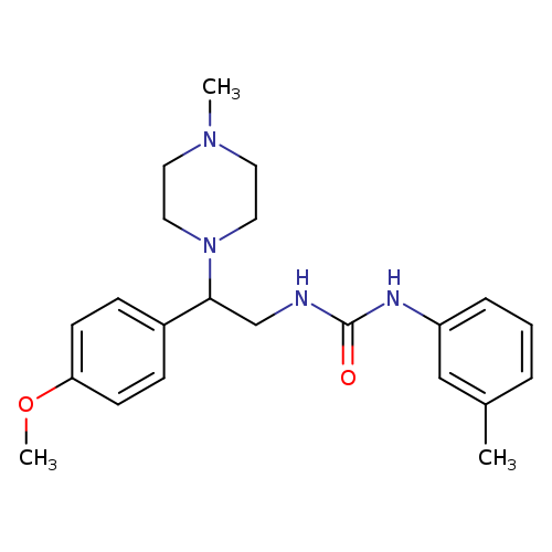 3-[2-(4-methoxyphenyl)-2-(4-methylpiperazin-1-yl)ethyl]-1-(3-methylphenyl)urea