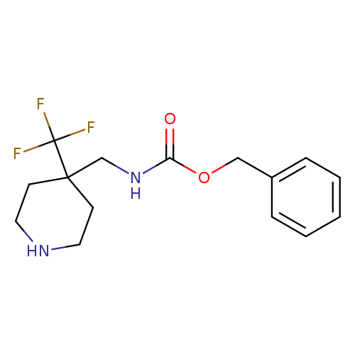 Carbamic acid, N-[[4-(trifluoromethyl)-4-piperidinyl]methyl]-, phenylmethyl ester