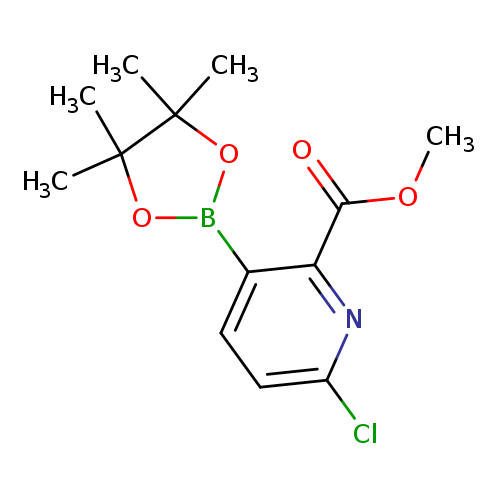 methyl6-chloro-3-(4,4,5,5-tetramethyl-1,3,2-dioxaborolan-2-yl)pyridine-2-carboxylate