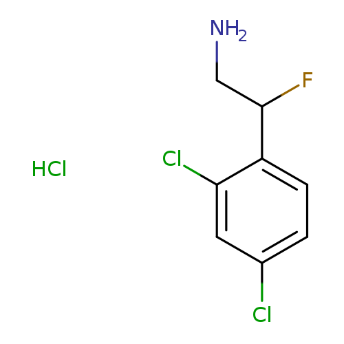 2-(2,4-Dichlorophenyl)-2-fluoroethanamine hydrochloride