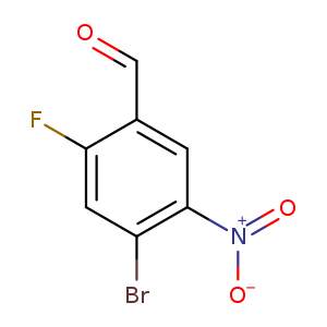 4-Bromo-2-fluoro-5-nitrobenzenecarbaldehyde