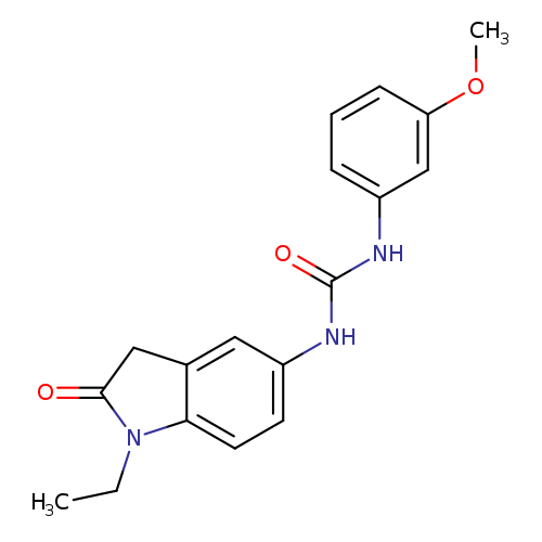 3-(1-ethyl-2-oxo-2,3-dihydro-1H-indol-5-yl)-1-(3-methoxyphenyl)urea