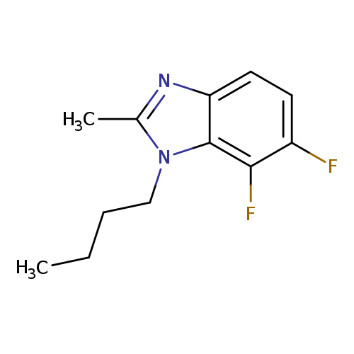 1-Butyl-6,7-difluoro-2-methylbenzimiodazole
