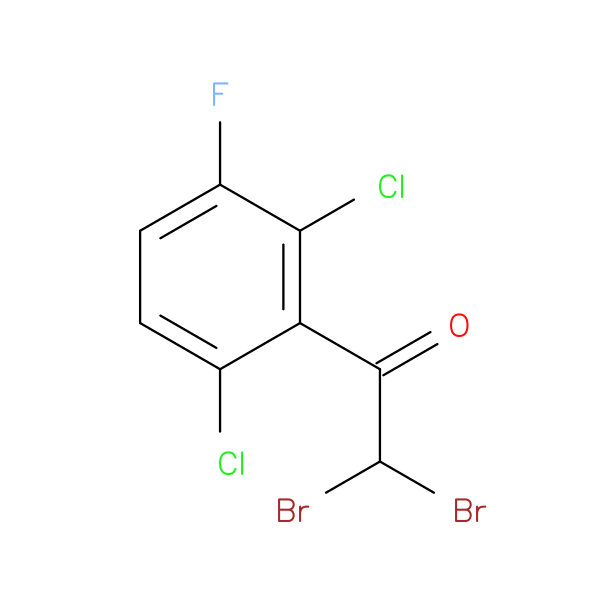 2,2-Dibromo-1-(2,6-dichloro-3-fluorophenyl)ethanone