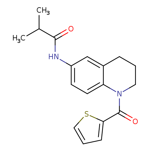 2-methyl-N-[1-(thiophene-2-carbonyl)-1,2,3,4-tetrahydroquinolin-6-yl]propanamide