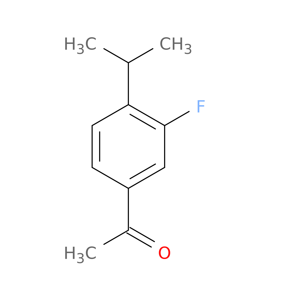 1-[3-fluoro-4-(propan-2-yl)phenyl]ethan-1-one